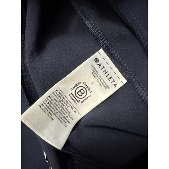 Athleta Endless Pant Navy Blue Size 2 City Casual Travel Fall 2023 New NWT - Picture 4 of 7